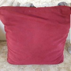 Cranberry Velvet Pillow